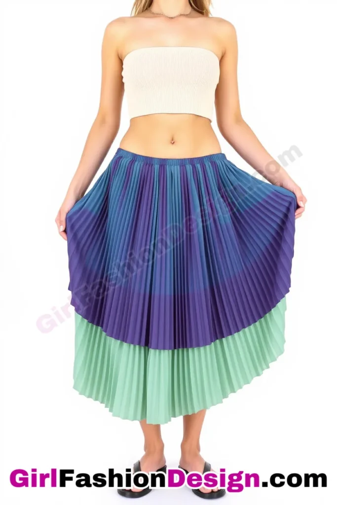 11. Pleated Midi Skirt and Crop Top Combo - What Should I Wear in Palm Springs Outfits 31 Best Palm Springs Outfits (2).jpg