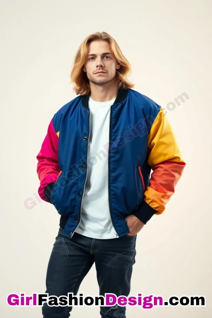 12. Black Stretch Denim Jeans (Men) With Colorful Bomber Jacket (2).jpg