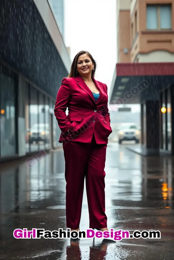 12. Classic Suit in a Vibrant Hue - 25 Trending Plus-Size Corporate Outfits You Need to Try (2).jpg