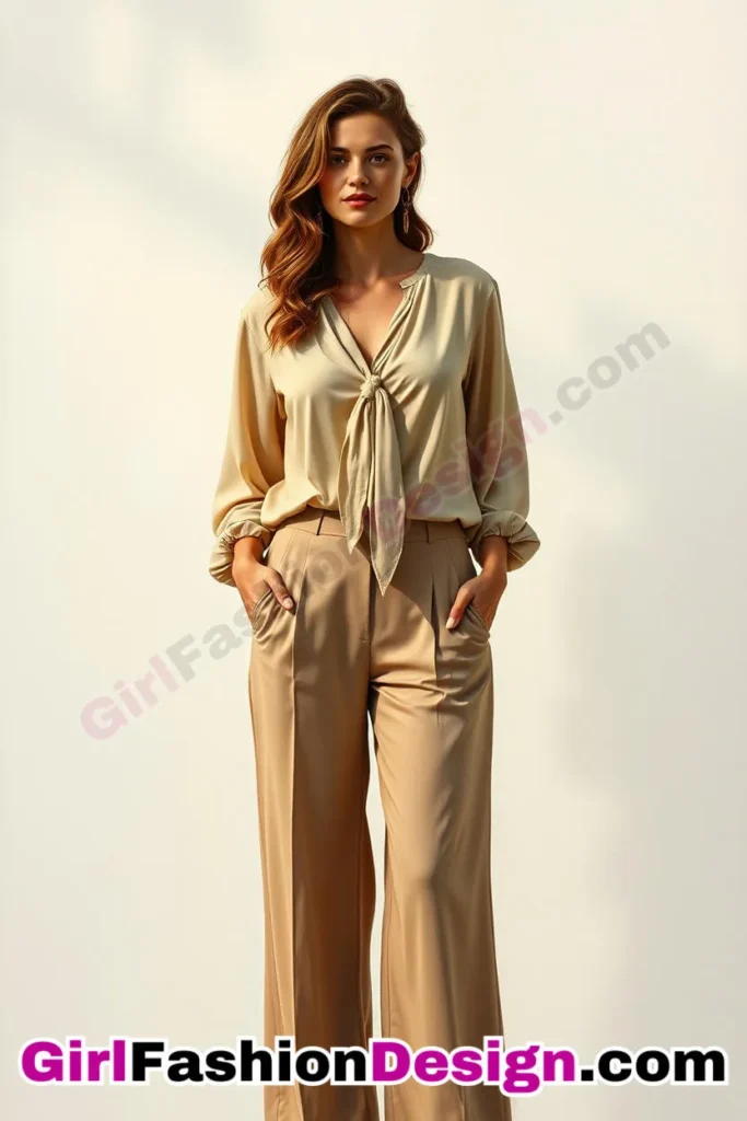 12. Tie-Front Blouse and Palazzo Pants - What Should I Wear in Palm Springs Outfits 31 Best Palm Springs Outfits (5).jpg