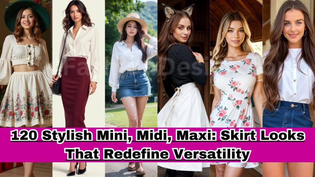 120 Stylish Mini, Midi, Maxi Skirt Looks That Redefine Versatility