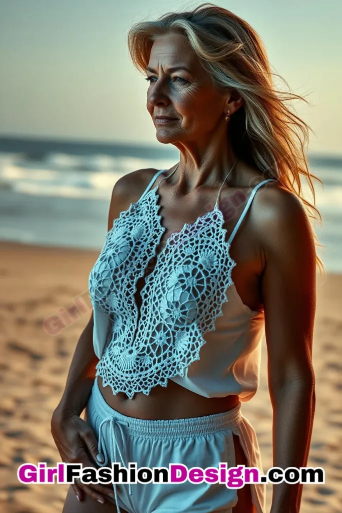 13. All-White Ensemble With Crochet Accents - 24 Best Beachwear Outfits for Women Over 50 Trending Perfect 50s-Inspired Look (1).jpg