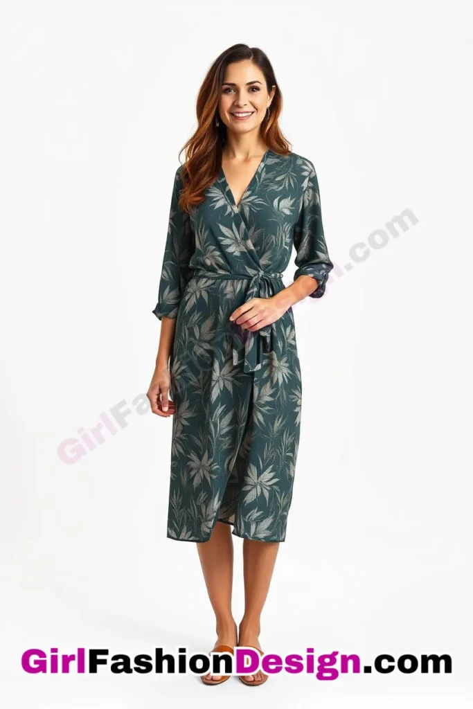 13. Bamboo Wrap Dress with Subtle Prints - 21 Best Eco-Friendly Business Casual Outfits for Women Stylish Sustainable Office Wear Ideas (3).jpg