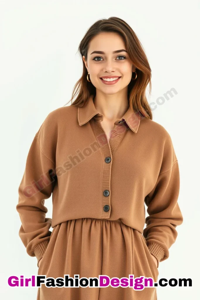 14. Collared Dress under a Cropped Pullover - 51 Top Spring School Outfits for Teen Girls Impress Your Friends with Stylish Looks (3)