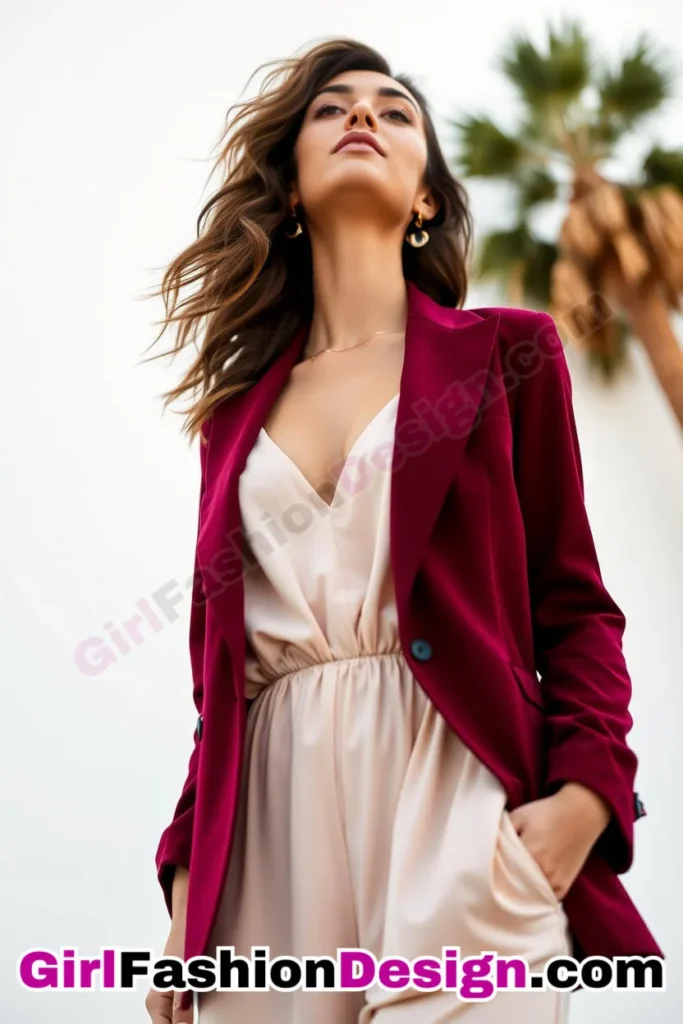 17. Loose-Fit Blazer Over a Slip Romper - What Should I Wear in Palm Springs Outfits 31 Best Palm Springs Outfits (1).jpg