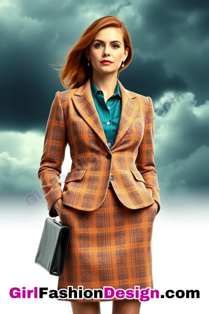 17. Tweed Skirt Suit with Regenerative Wool - 21 Best Eco-Friendly Business Casual Outfits for Women Stylish Sustainable Office Wear Ideas (3).jpg