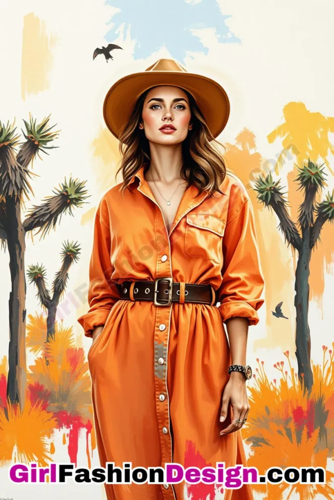 18. Linen Shirt Dress with a Statement Belt - What Should I Wear in Palm Springs Outfits 31 Best Palm Springs Outfits (3).jpg