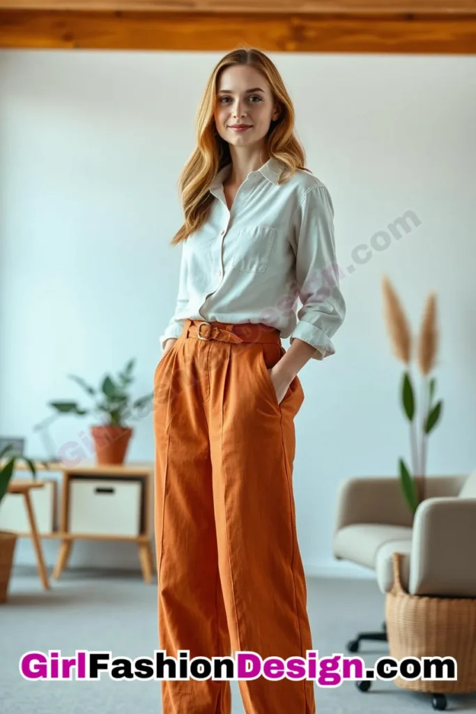 18. Organic Linen Culottes with Crisp Blouse - 21 Best Eco-Friendly Business Casual Outfits for Women Stylish Sustainable Office Wear Ideas (4).jpg