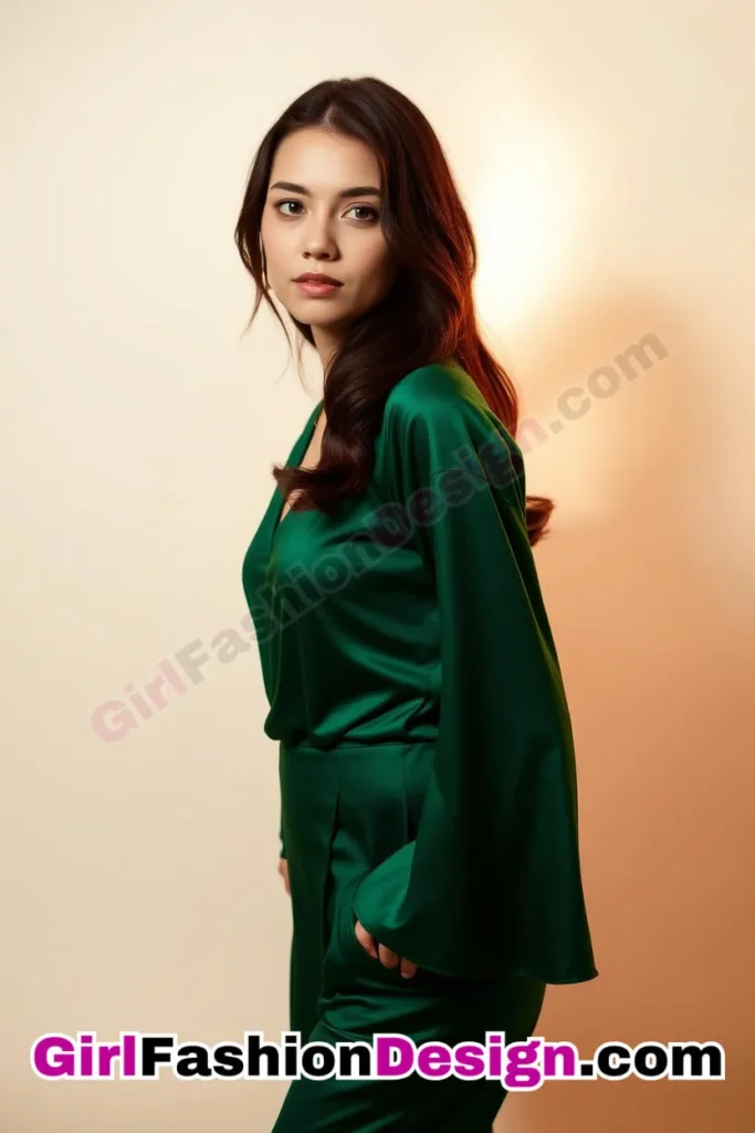 21. Bell-Sleeve Beauty - What to Wear to Look Fabulous 21 Top Emerald Green Dresses for Evening Events (4).jpg