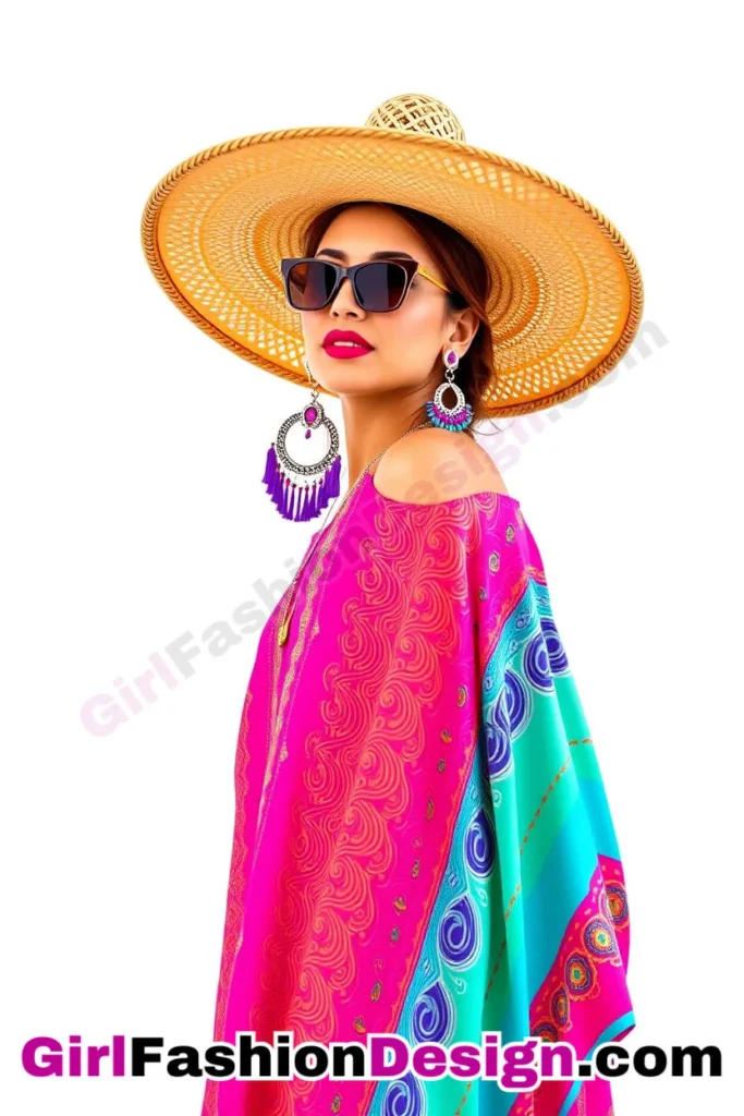 23. Chic Caftan with Bold Earrings - What Should I Wear in Palm Springs Outfits 31 Best Palm Springs Outfits (4).jpg