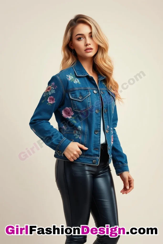 23. Floral Patch Denim Jacket (Women) With Leather Leggings (2).jpg