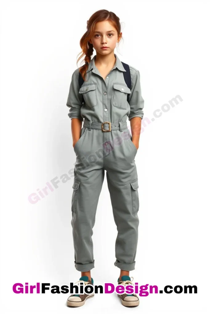 24. Belted Jumpsuit & Sneakers - 25 Best Trendy Spring School Outfits for Teen Girls Dress to Impress This Season (1).jpg