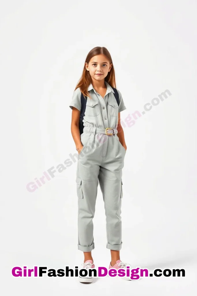 24. Belted Jumpsuit & Sneakers - 25 Best Trendy Spring School Outfits for Teen Girls Dress to Impress This Season (2).jpg