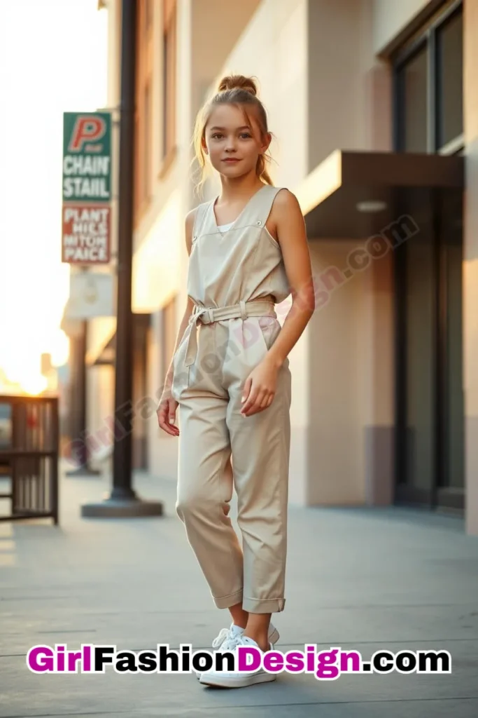 24. Belted Jumpsuit & Sneakers - 25 Best Trendy Spring School Outfits for Teen Girls Dress to Impress This Season (5).jpg