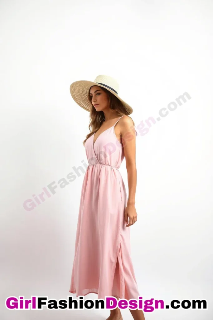 26. Sleeveless Midi Dress with a Wide-Brim Hat - What Should I Wear in Palm Springs Outfits 31 Best Palm Springs Outfits (1).jpg