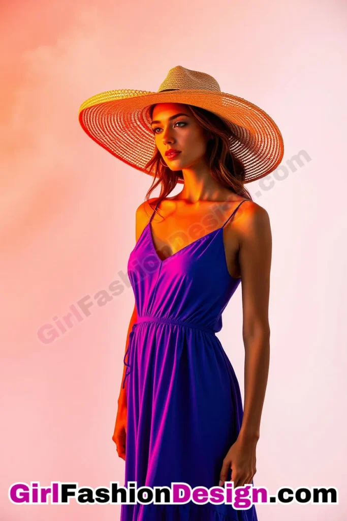 26. Sleeveless Midi Dress with a Wide-Brim Hat - What Should I Wear in Palm Springs Outfits 31 Best Palm Springs Outfits (2).jpg