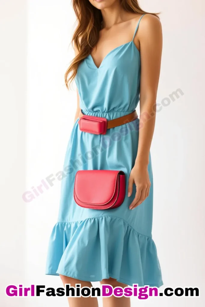 28. Ruffled Hem Dress and Statement Belt Bag - What Should I Wear in Palm Springs Outfits 31 Best Palm Springs Outfits (6).jpg