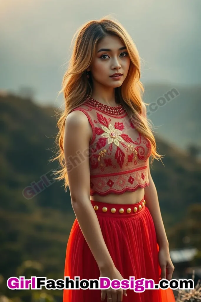 3. Embroidered Mesh Crop Top with Maxi Skirt - Trendy Modern Filipiniana Attire for Young Women (1).jpg