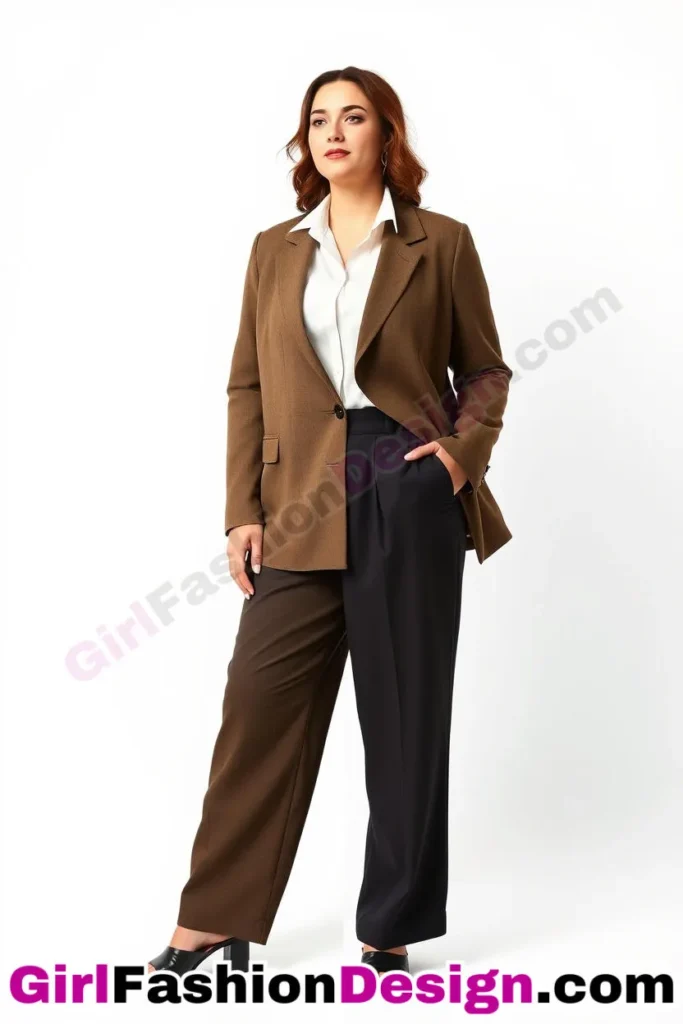 3. Recycled Polyester Culottes and Linen Blazer - 21 Best Plus-Size Office Outfits for Summer Stay Stylish Comfortable in Business Casual (5).jpg