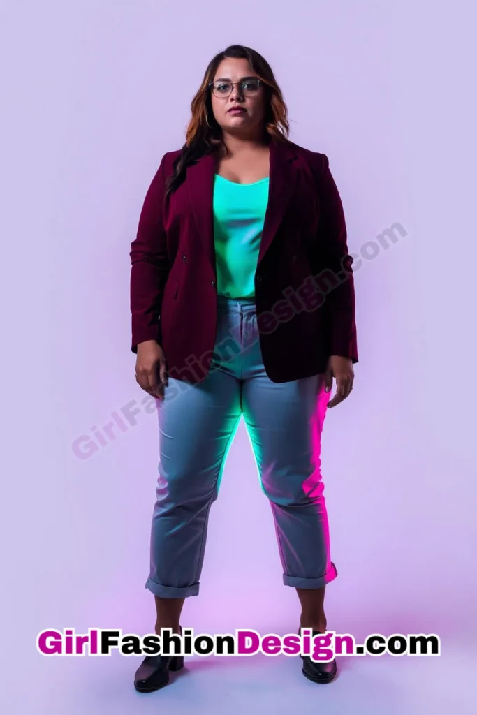 4. Coordinated Blazer and Cropped Trousers - 25 Trending Plus-Size Corporate Outfits You Need to Try (1).jpg