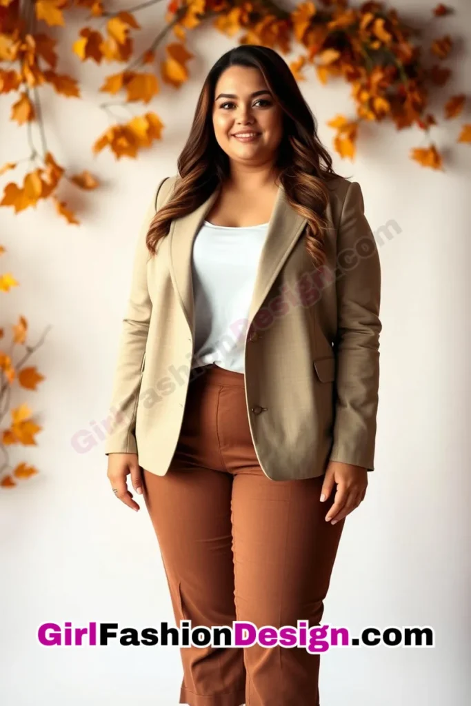 4. Coordinated Blazer and Cropped Trousers - 25 Trending Plus-Size Corporate Outfits You Need to Try (3).jpg