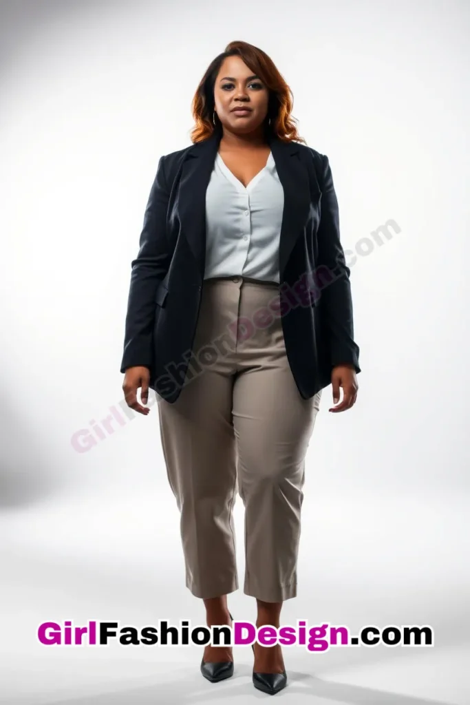 4. Coordinated Blazer and Cropped Trousers - 25 Trending Plus-Size Corporate Outfits You Need to Try (4).jpg