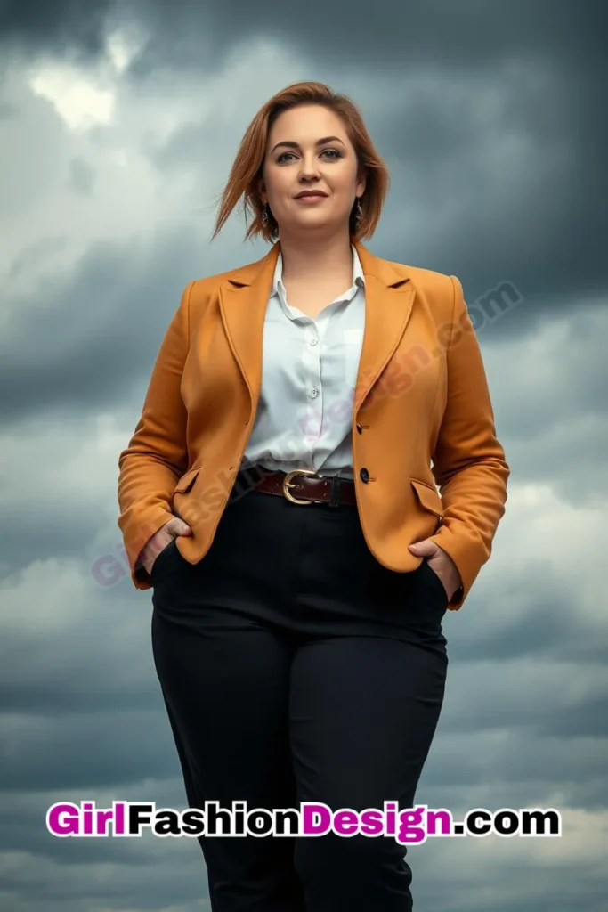 4. Coordinated Blazer and Cropped Trousers - 25 Trending Plus-Size Corporate Outfits You Need to Try (5).jpg