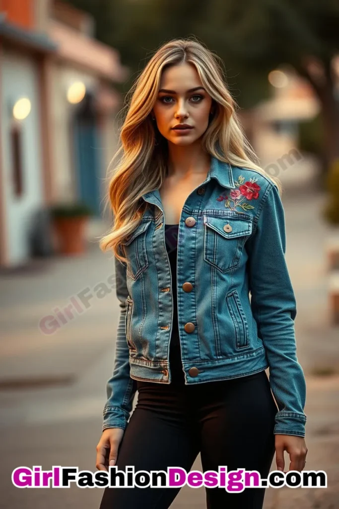 4. Embroidered Denim Jacket with Black Jeggings for Girls (2).jpg