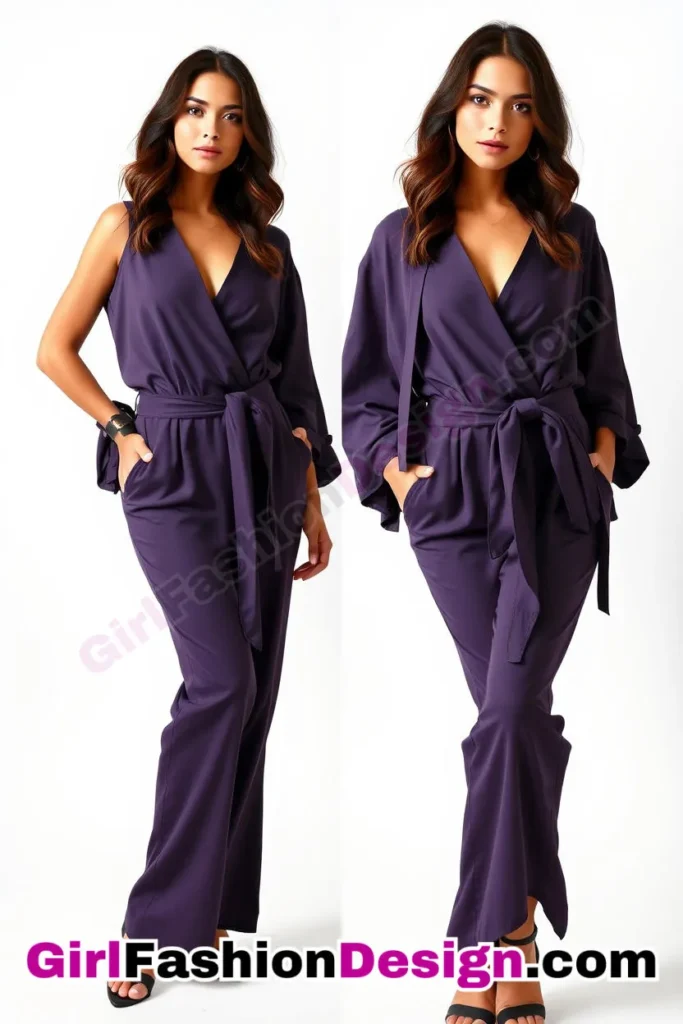 43. Bold Tie-Waist Jumpsuit - 51 Top Spring School Outfits for Teen Girls Impress Your Friends with Stylish Looks (1)