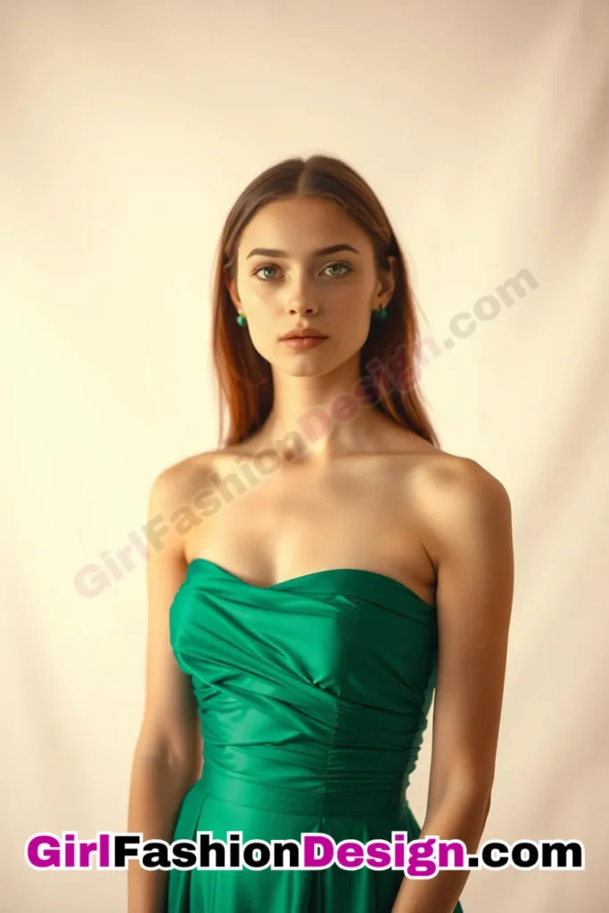 7. Strapless Sweetheart Neckline - What to Wear to Look Fabulous 21 Top Emerald Green Dresses for Evening Events (1).jpg