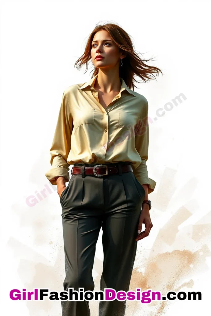 8. Organic Silk Blouse with Straight-Leg Slacks - 21 Best Eco-Friendly Business Casual Outfits for Women Stylish Sustainable Office Wear Ideas (2).jpg