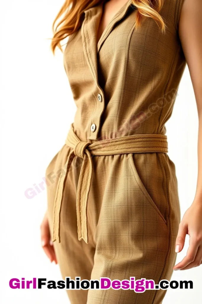 9. Hemp Jumpsuit with Belted Waist - 21 Best Eco-Friendly Business Casual Outfits for Women Stylish Sustainable Office Wear Ideas (3).jpg