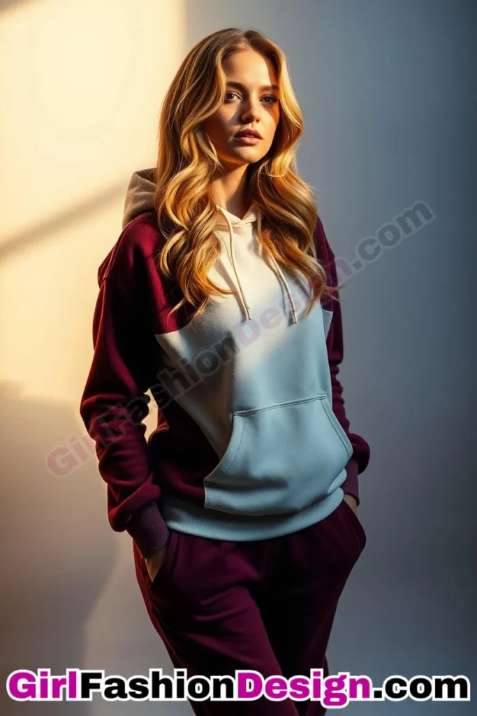 90. Cozy Fleece Hoodie Crop Tops + Wear with fitted joggers and plush slip-on shoes (1).jpg